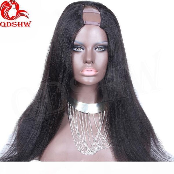 middle part yaki human hair wig u part glueless italian yaki u part wigs for black women virgin brazilian kinky straight upart wigs, Black;brown
middle part yaki human hair wig u part glueless italian yaki u part wigs for black women virgin brazilian kinky straight upart wigs, Black;brown
