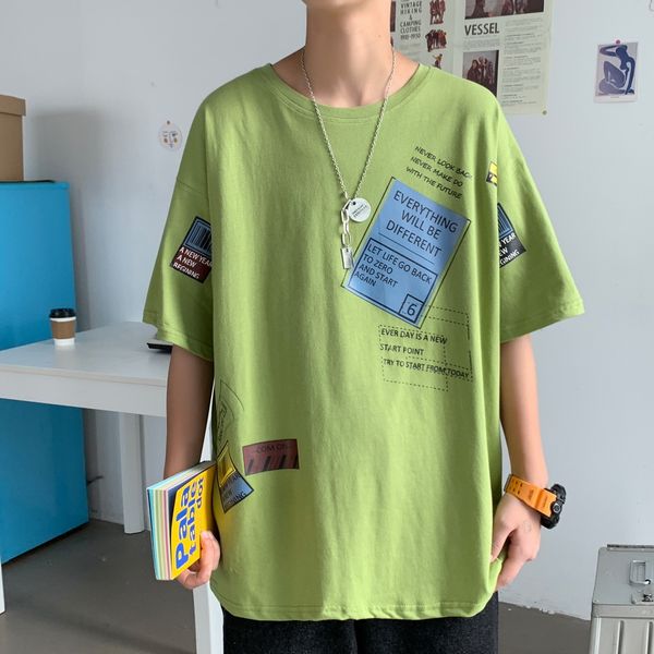 new black white blue oversized 2021 men's skateboard hip hop t shirt short sleeves streetwear tees tshirt eb1v, White;black
new black white blue oversized 2021 men's skateboard hip hop t shirt short sleeves streetwear tees tshirt eb1v, White;black
