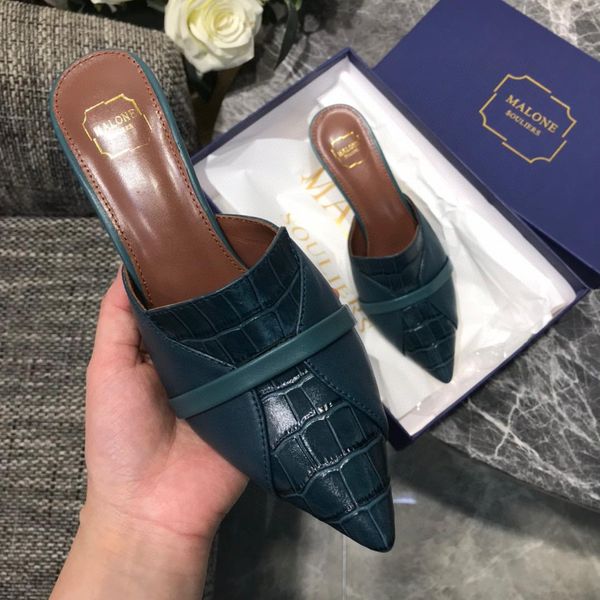 designer womens slippers blue-green lattice texture pointed-toe high heel with box size 35-40, Black
designer womens slippers blue-green lattice texture pointed-toe high heel with box size 35-40, Black