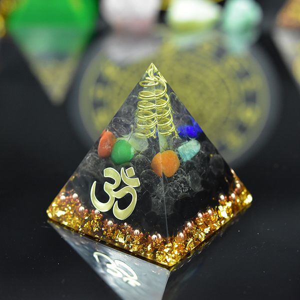 new elite reiki orgone pyramid energy generator seven chakra meditation yoga development black tourmaline emf shield
new elite reiki orgone pyramid energy generator seven chakra meditation yoga development black tourmaline emf shield