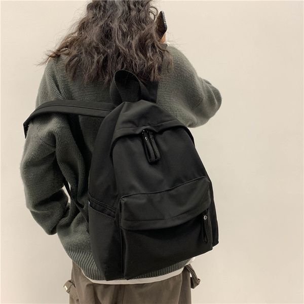 women's backpack anti-theft backpack lapshoulder bag nylon school bag for schoolgirls