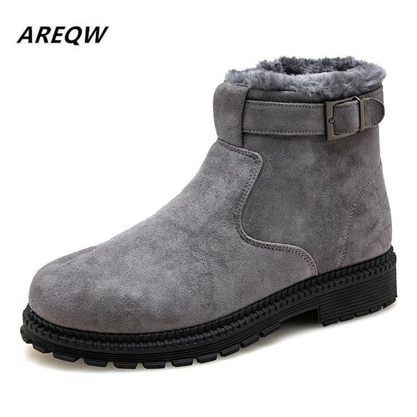 winter suede versatile comfortable fashion ankle boots plus velvet high to help warm men's shoes, Black
winter suede versatile comfortable fashion ankle boots plus velvet high to help warm men's shoes, Black