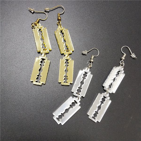 blade dangle earrings for women mirror gold silver acrylic jewellry girls accessories
blade dangle earrings for women mirror gold silver acrylic jewellry girls accessories