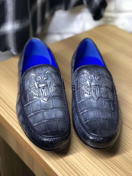 genuine real crocodile belly glossy skin men shoe durable solid crocodile skin men business dress shoe in 2 colors mixed skins, Black
genuine real crocodile belly glossy skin men shoe durable solid crocodile skin men business dress shoe in 2 colors mixed skins, Black