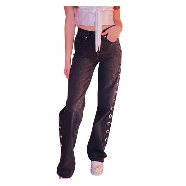 women's jeans for girls black high waist stretch denim straight pants retro side corned straight-leg washed slim jeans#lr3, Blue
women's jeans for girls black high waist stretch denim straight pants retro side corned straight-leg washed slim jeans#lr3, Blue