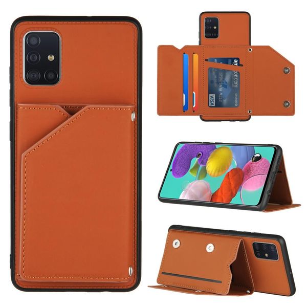 for samsung galaxy a51 skin feel pu tpu pc back cover shockproof case with card slots holder p frame
for samsung galaxy a51 skin feel pu tpu pc back cover shockproof case with card slots holder p frame