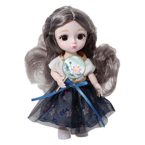 bjd doll, 1/12 dolls 6 inch 12 ball jointed doll diy toys with clothes outfit shoes wig hair makeup, gift for girls
bjd doll, 1/12 dolls 6 inch 12 ball jointed doll diy toys with clothes outfit shoes wig hair makeup, gift for girls