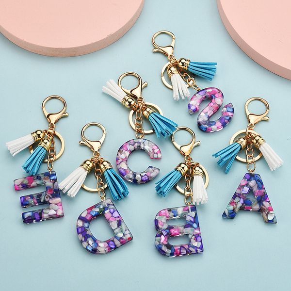acrylic english letter keychain gradient petal letters keyring with tassel for men women bag car pendant chain key ring
acrylic english letter keychain gradient petal letters keyring with tassel for men women bag car pendant chain key ring