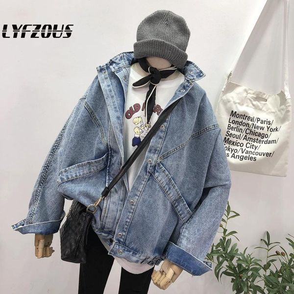 vintage women jacket 2020 new spring oversize denim jackets bf style loose blue basic jeans coat female outwear bomber jacket, Black;brown
vintage women jacket 2020 new spring oversize denim jackets bf style loose blue basic jeans coat female outwear bomber jacket, Black;brown