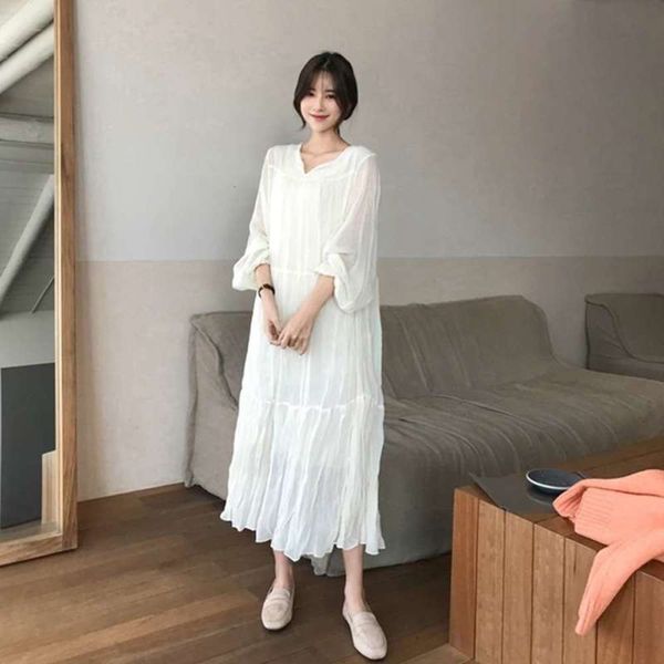 dress loose wxw women's french chiffon casual soft medium length fairy skirt, Black;gray
dress loose wxw women's french chiffon casual soft medium length fairy skirt, Black;gray