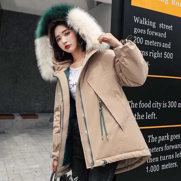 2020 fashion korean style winter thick parka women bubble jacket hooded with fur collar plus size solid warm cotton female coats, Black
2020 fashion korean style winter thick parka women bubble jacket hooded with fur collar plus size solid warm cotton female coats, Black