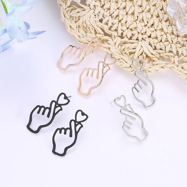 gesture earrings gold/silver plated alloy earring ear cuff piercing heart earring, Golden;silver
gesture earrings gold/silver plated alloy earring ear cuff piercing heart earring, Golden;silver