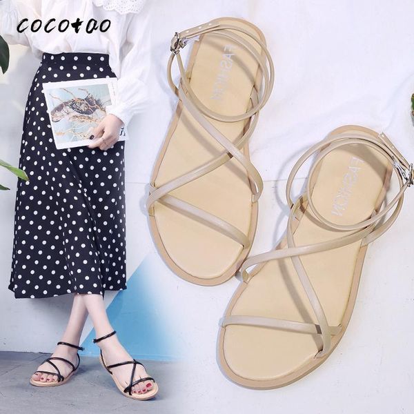chic sandals 2020 new women's simple wild open-toe thin belt minimalist word sandals women's summer beach wear, Black
chic sandals 2020 new women's simple wild open-toe thin belt minimalist word sandals women's summer beach wear, Black