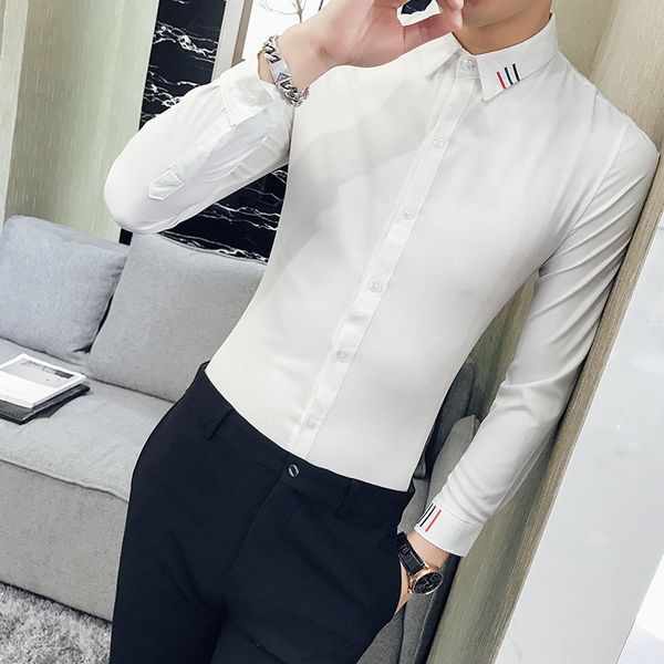 8042 отель британского весны мужской твердой вышитого shirtshirt shirtcolor простой рубашка три цветной вышивка группа s-5xl p35 5tbkg, Blue 
8042 отель британского весны мужской твердой вышитого shirtshirt shirtcolor простой рубашка три цветной вышивка группа s-5xl p35 5tbkg, Blue