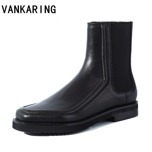 new brand design oblique square toe genuine leather ankle boots high heels autumn solid female platform ankle boots casual shoes, Black
new brand design oblique square toe genuine leather ankle boots high heels autumn solid female platform ankle boots casual shoes, Black