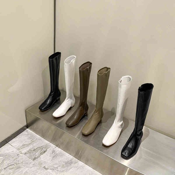 by knight boots far women's high tube below knee milk tea color straight long leather are thin, Black
by knight boots far women's high tube below knee milk tea color straight long leather are thin, Black