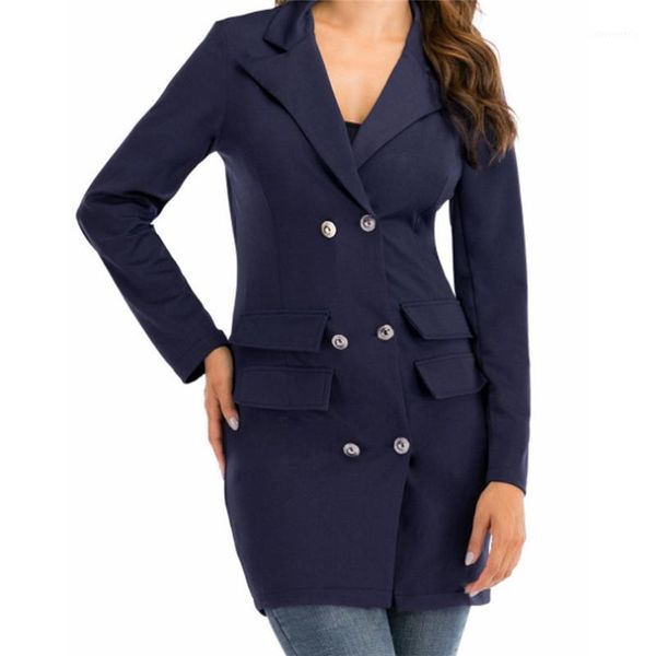 women's jackets autumn fashion double-breasted slim coats casual long sleeve turn-down collar solid color office lady work jacket1, Black;brown
women's jackets autumn fashion double-breasted slim coats casual long sleeve turn-down collar solid color office lady work jacket1, Black;brown