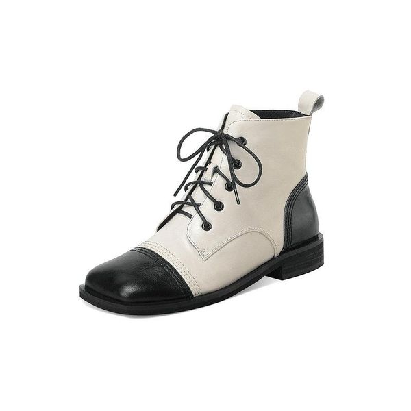 boots genuine leather 3cm low heels shoes woman square toe ankle for women 2021 winter est casual office lady, Black
boots genuine leather 3cm low heels shoes woman square toe ankle for women 2021 winter est casual office lady, Black