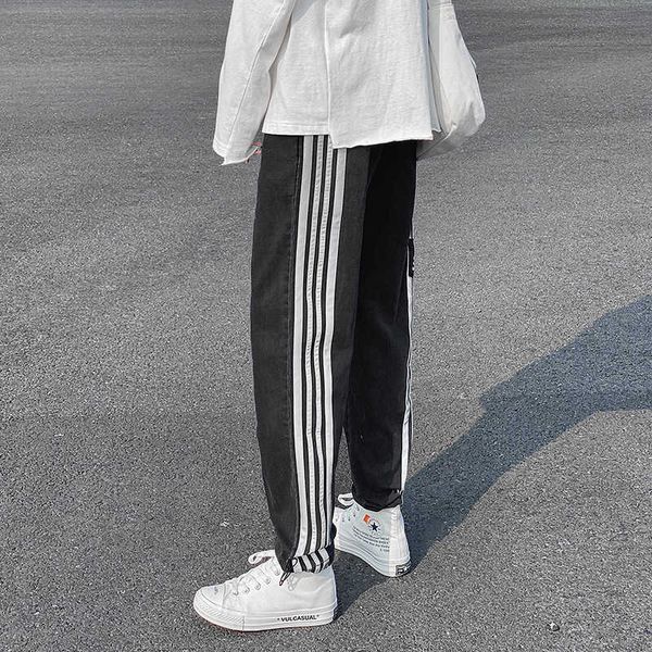 2020 new autumn jeans drawstring loose korean trend versatile men's casual pants, Black
2020 new autumn jeans drawstring loose korean trend versatile men's casual pants, Black
