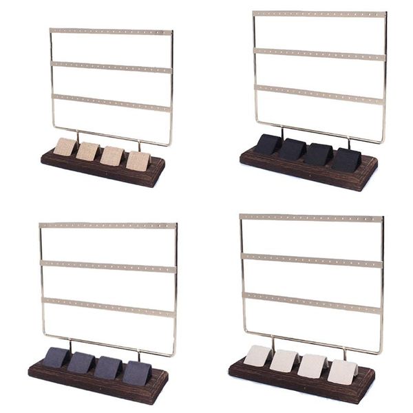earring holder 3-tier ear stud holder display rack luxury jewelry stand display hanger rack tower with wood, Pink;blue
earring holder 3-tier ear stud holder display rack luxury jewelry stand display hanger rack tower with wood, Pink;blue