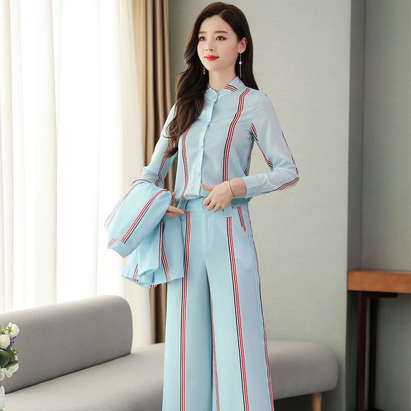 woman spring summer pantsuit 3 piece striped blazer jacket leg 2020 office dress sets a2pp, Gray
woman spring summer pantsuit 3 piece striped blazer jacket leg 2020 office dress sets a2pp, Gray