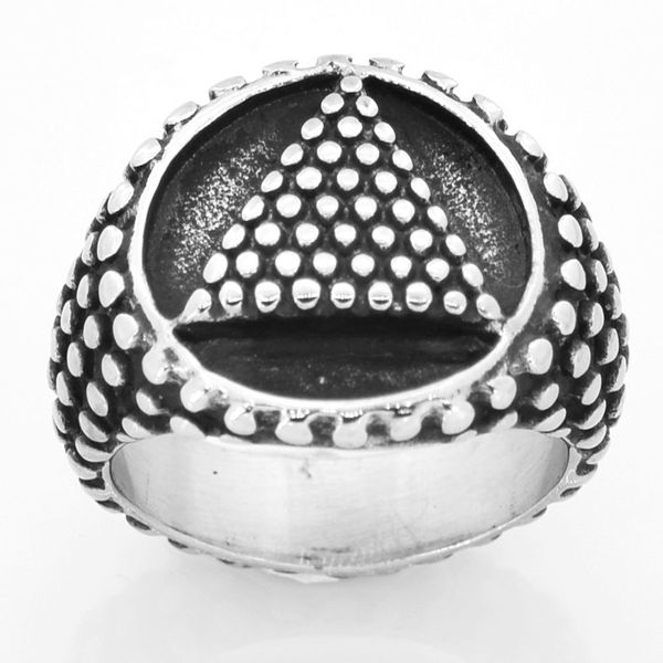 fanssteel stainless steel punk vintage mens or womens jewelry asonry dot tirangle round ring masonic ring fsr14w14, Silver
fanssteel stainless steel punk vintage mens or womens jewelry asonry dot tirangle round ring masonic ring fsr14w14, Silver