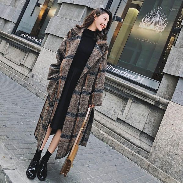 fall / winter 2020 new women's fashion retro british lace up heavy industry woolen coat plaid windbreaker1, Black
fall / winter 2020 new women's fashion retro british lace up heavy industry woolen coat plaid windbreaker1, Black