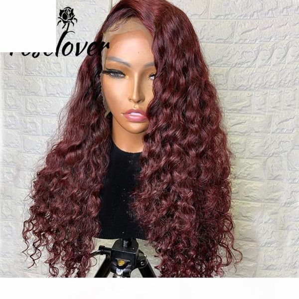 150% burgundy colored t part lace front human hair wigs 99j curly human hair wig remy brazilian pre plucked bleached knots 8-24, Black;brown
150% burgundy colored t part lace front human hair wigs 99j curly human hair wig remy brazilian pre plucked bleached knots 8-24, Black;brown