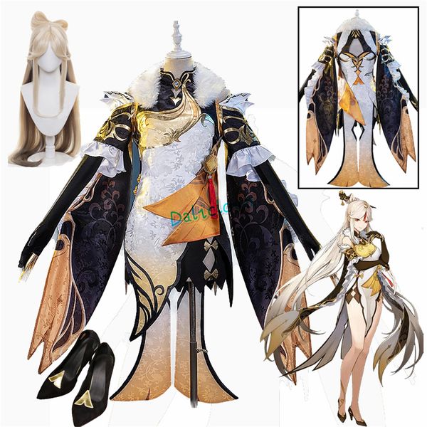 anime costumes game genshin impact cosplay ningguang costume shoes wig anime halloween party dress for women girls full set, Black
anime costumes game genshin impact cosplay ningguang costume shoes wig anime halloween party dress for women girls full set, Black