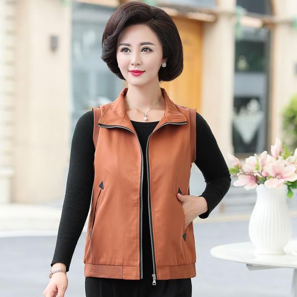women's vests casual jacket coat women spring fall mother sleeveless windbreaker plus size lapel zipper waistcoat clothes, Black;white
women's vests casual jacket coat women spring fall mother sleeveless windbreaker plus size lapel zipper waistcoat clothes, Black;white