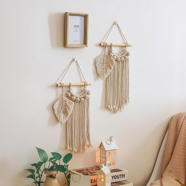 tapestries chic mini macrame tapestry wall hanging boho decor gorgeous leaf art nursery dorm bedroom headboard wedding home decoration gift
tapestries chic mini macrame tapestry wall hanging boho decor gorgeous leaf art nursery dorm bedroom headboard wedding home decoration gift