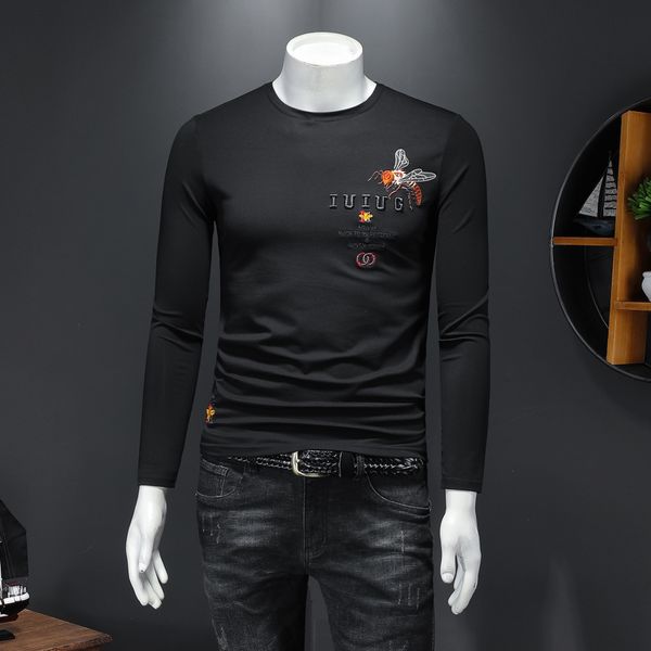 amwfo casual and winter new long sleeve t-shirt iuiuiug small modal embroidery bee embroidery autumn 28355 cotton t-shirt trend qesmu, Blue
amwfo casual and winter new long sleeve t-shirt iuiuiug small modal embroidery bee embroidery autumn 28355 cotton t-shirt trend qesmu, Blue