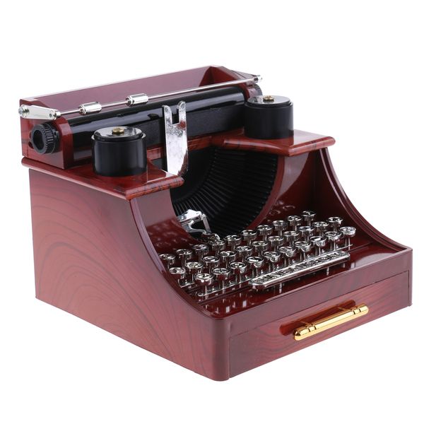 retro creative typewriter wind up music box clockwork toy desksupplies kids toy gift
retro creative typewriter wind up music box clockwork toy desksupplies kids toy gift