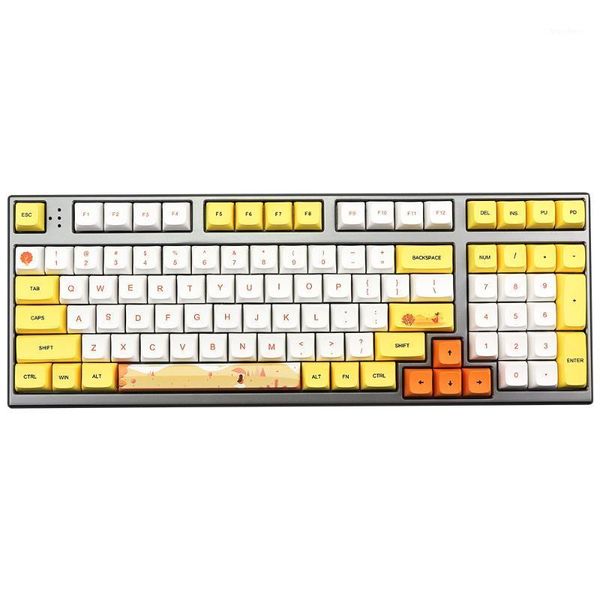 novelty dye subbed pbt autumn rhyme keycap 129 key xda profile keycaps for mx switch poker/dz60/gh60/gk61/gk64/68/84/rs96/1081
novelty dye subbed pbt autumn rhyme keycap 129 key xda profile keycaps for mx switch poker/dz60/gh60/gk61/gk64/68/84/rs96/1081