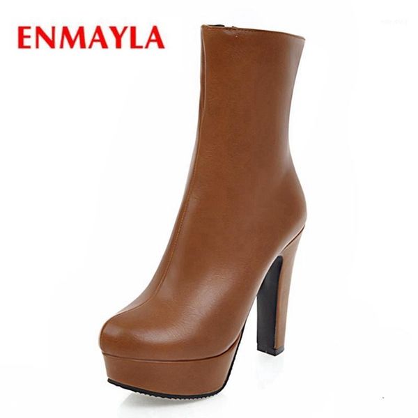 enmayla 2020 new fashion women pointed toe platform zip ankle boots lady high heel boots big size 34-43 zyl5301, Black
enmayla 2020 new fashion women pointed toe platform zip ankle boots lady high heel boots big size 34-43 zyl5301, Black
