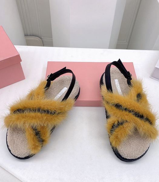 2022luxury mink hair sandals women cross strap flat sandals female fashion comfort shoes women autumn winter fur sandals woman, Black
2022luxury mink hair sandals women cross strap flat sandals female fashion comfort shoes women autumn winter fur sandals woman, Black
