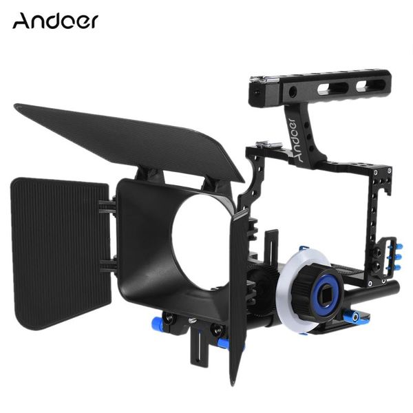 lighting & studio accessories andoer c500 camera camcorder video cage rig kit matte box+follow focus+handle grip for gh4 a7s/a7/a7r ildc
lighting & studio accessories andoer c500 camera camcorder video cage rig kit matte box+follow focus+handle grip for gh4 a7s/a7/a7r ildc
