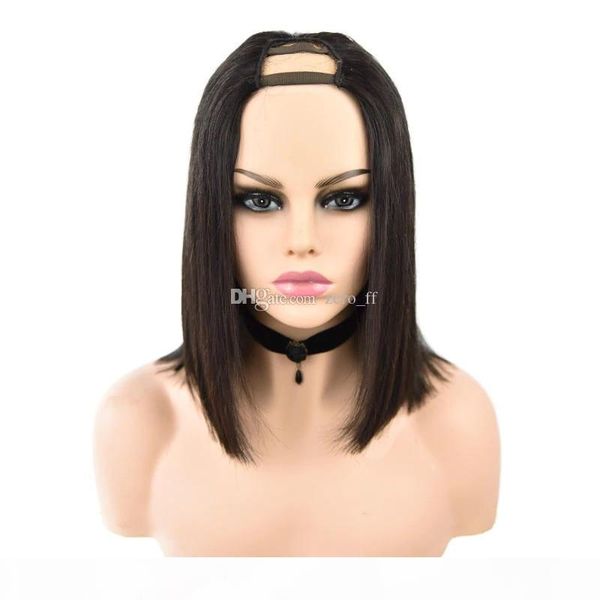 u part wig human hair short bob cut human hair wig bob u part human hair lace wigs for black women, Black;brown
u part wig human hair short bob cut human hair wig bob u part human hair lace wigs for black women, Black;brown