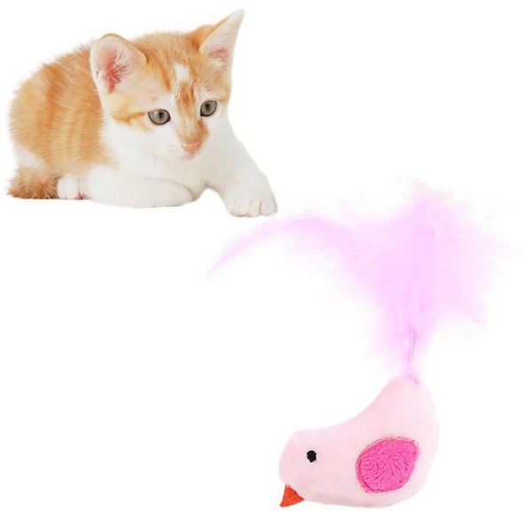 durable cat plush new treat colorful toys bird feather funny pet cat toy training anti-scratching shape with tails soft for gato
durable cat plush new treat colorful toys bird feather funny pet cat toy training anti-scratching shape with tails soft for gato