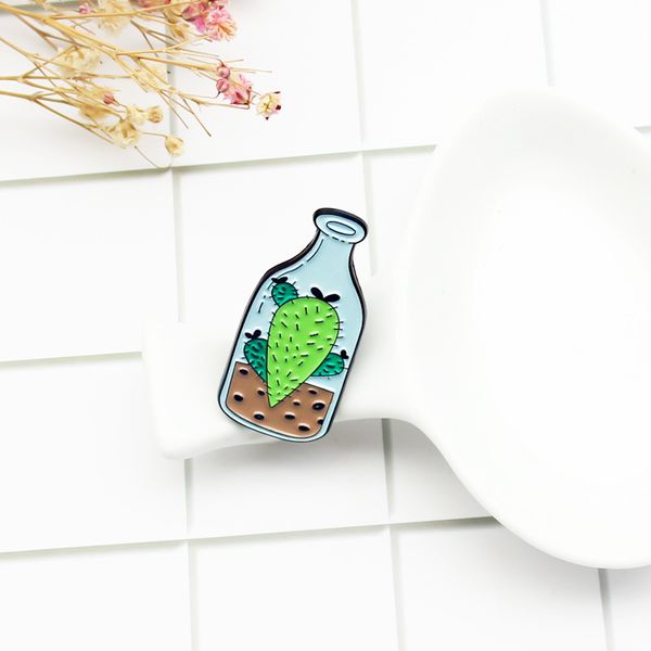 green potted plants enamel pins custom cactus aloe bottles brooches bag clothes lapel pin plant badge jewelry gift for friends, Blue
green potted plants enamel pins custom cactus aloe bottles brooches bag clothes lapel pin plant badge jewelry gift for friends, Blue