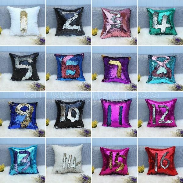32 colors glitter sequin pillowcase mermaid cushion cover pillow magical throw pillow case home decorative car sofa pillowcase
32 colors glitter sequin pillowcase mermaid cushion cover pillow magical throw pillow case home decorative car sofa pillowcase