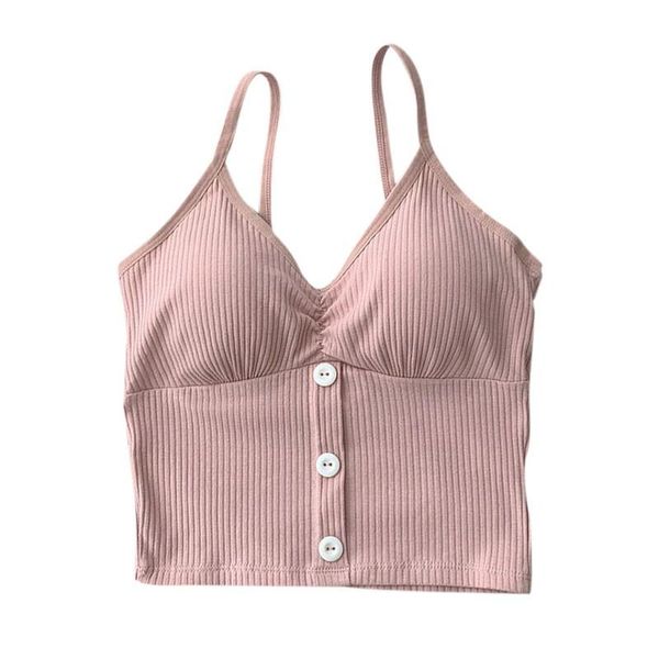 camisoles & tanks summer threaded button v-neck cotton vest comes with a removable chest padded underwear camisole, Black;white
camisoles & tanks summer threaded button v-neck cotton vest comes with a removable chest padded underwear camisole, Black;white