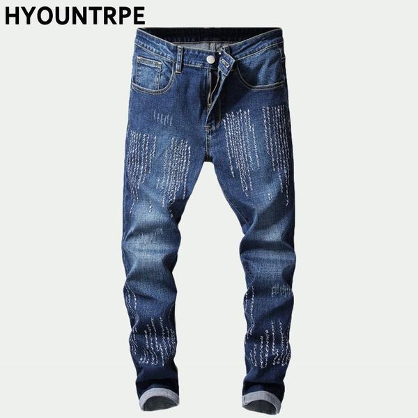 men's jeans mens fashion embroidery slim fit motorcycle vintage denim zipper hip hop casual autumn streetwear long biker pants1, Blue
men's jeans mens fashion embroidery slim fit motorcycle vintage denim zipper hip hop casual autumn streetwear long biker pants1, Blue