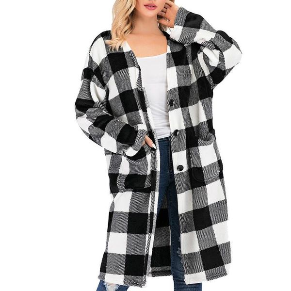 женщины куртки кардигана пальто осень и зима моды плед кардиган кнопка блуза сыпучие с длинным рукавом карман куртки женщина 2020, Black;brown 
женщины куртки кардигана пальто осень и зима моды плед кардиган кнопка блуза сыпучие с длинным рукавом карман куртки женщина 2020, Black;brown