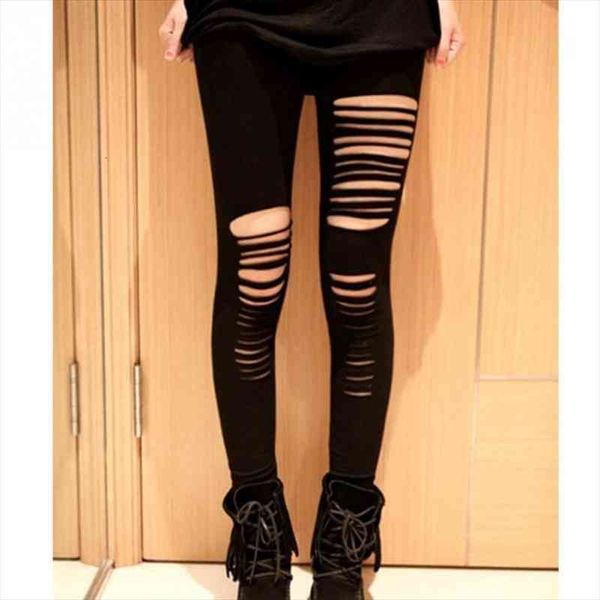 fashion style summer leggings women cotton torn ripped hole ninth pant leggings brand women clothing size, Black
fashion style summer leggings women cotton torn ripped hole ninth pant leggings brand women clothing size, Black