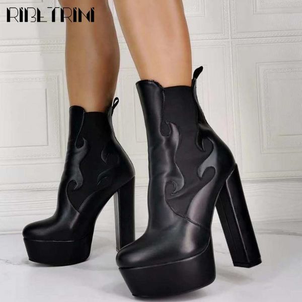 boots ribetrini big size 36-43 female platform ankle stylish design thick bottom high heels women autumn shoes woman, Black
boots ribetrini big size 36-43 female platform ankle stylish design thick bottom high heels women autumn shoes woman, Black