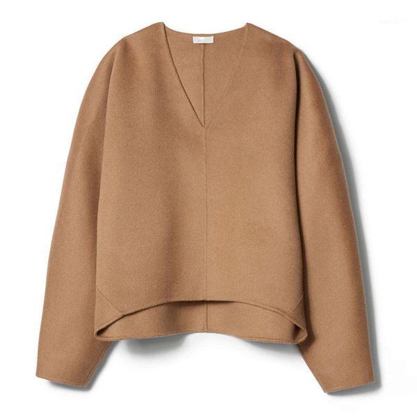 seebeautiful thick loose knitted sweater v-neck long sleeve simple new fashion 2020 autumn winter women m3791, White;black
seebeautiful thick loose knitted sweater v-neck long sleeve simple new fashion 2020 autumn winter women m3791, White;black