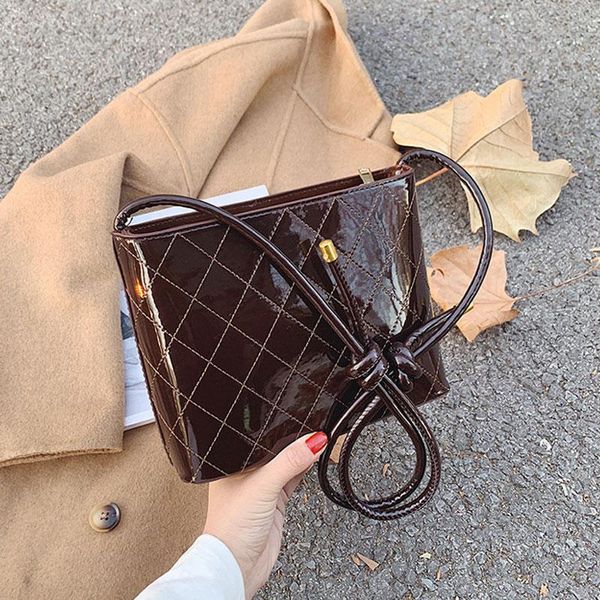 shoulder bags female bucket bag patent leather simple style handbag for women designer crossbody
shoulder bags female bucket bag patent leather simple style handbag for women designer crossbody