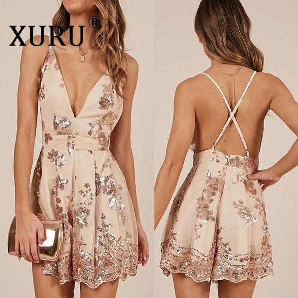 xuru deep v-neck women's nightclub gold glitter jumpsuit sling backless spring 2021 short jumpsuit, Black;white
xuru deep v-neck women's nightclub gold glitter jumpsuit sling backless spring 2021 short jumpsuit, Black;white