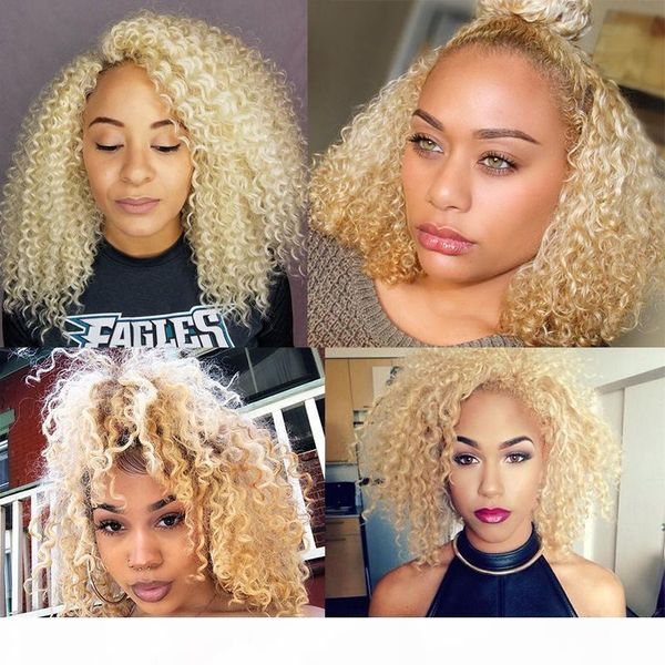 blonde kinky curly lace front wig 613 hd transparent lace short bob human hair wigs brazilian hair with swiss lace, Black;brown
blonde kinky curly lace front wig 613 hd transparent lace short bob human hair wigs brazilian hair with swiss lace, Black;brown